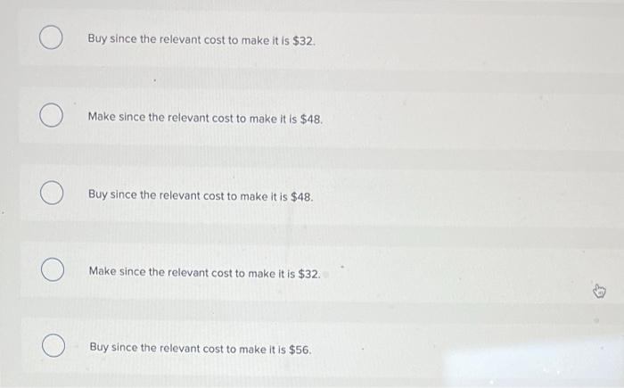 a unit of product would require $8 per unit of direct materials