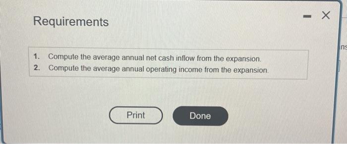 that this investment will have a 10 -year life and generate net