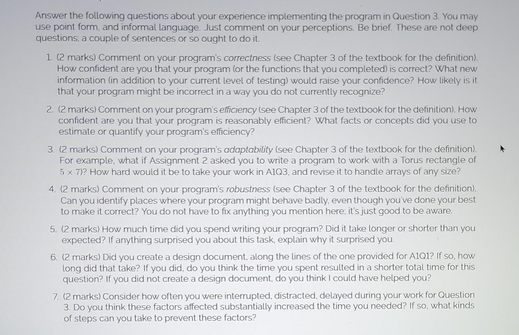 program(in the last page) Please Solve it only if you're sure that