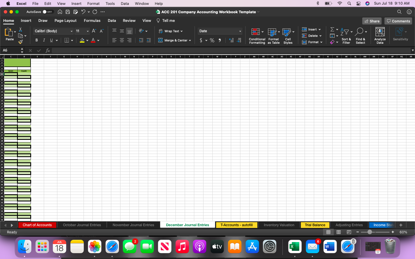 Data Window Help Sun Jul 18 9:09 AM AutoSave A @ vo.
