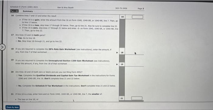 21 Add lines 19 and 20 22 frubtract line 21 frem line