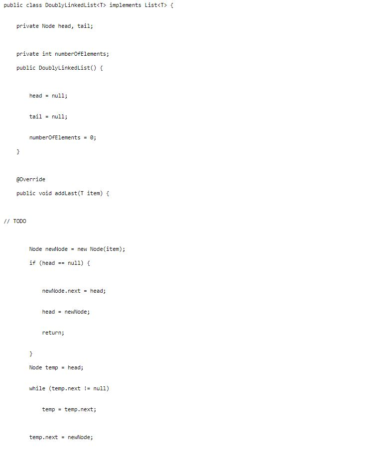Part1. Implement a List based Queue class. You will write the LinkedQueue.java