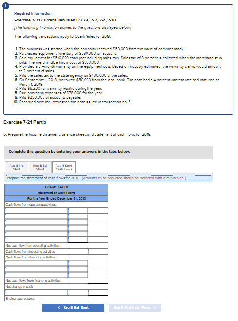 company received $50,000 from the issue of common stock 2. Purchased equipment