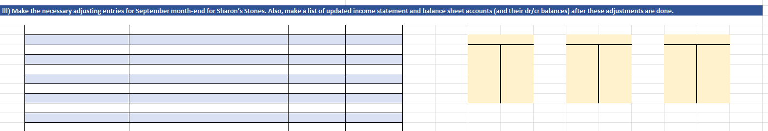 of updated income statement and balance sheet accounts (and their dr/cr balances)