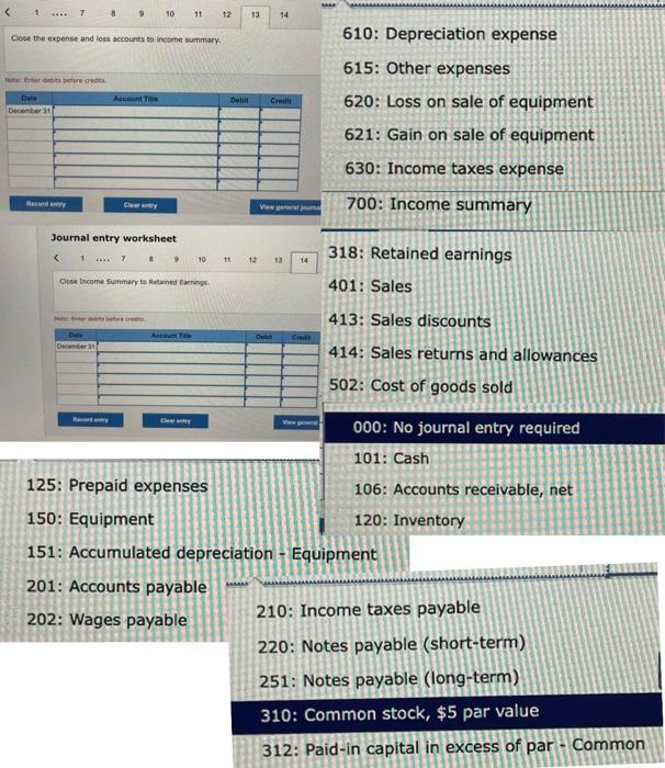 on Current Year Transactions a. The loss on the cash sale of