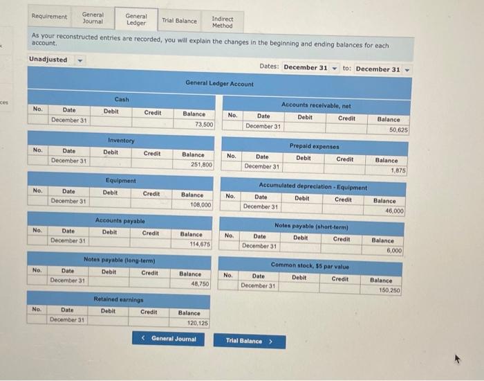 equipment was $5,125 (details in b). b. Sold equipment costing $46,875, with