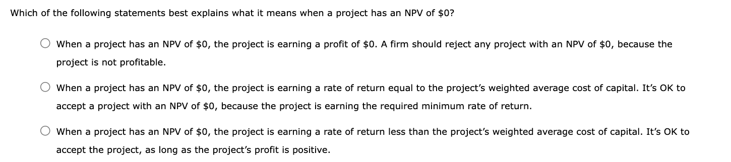 present value (NPV) rule is considered one of the most common and