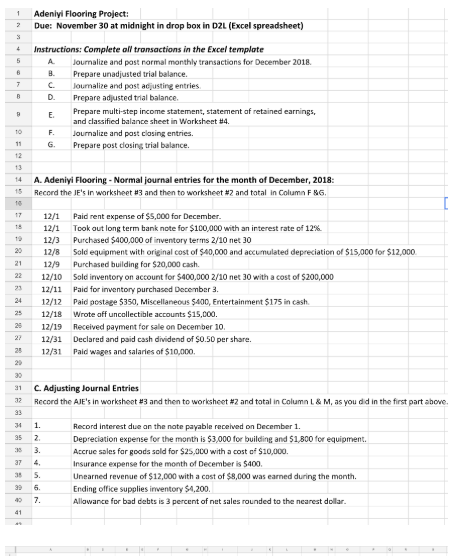 I Need help figuring out the closing entries the trial balance and