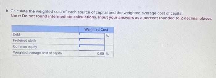 capital [LO11-1] Brook's Window Shields Incorporated is trying to calculate its cost