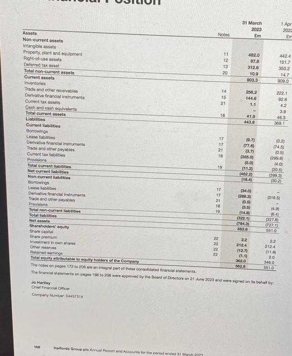  can you prepare financial statement using these model?m sheet? and interpret