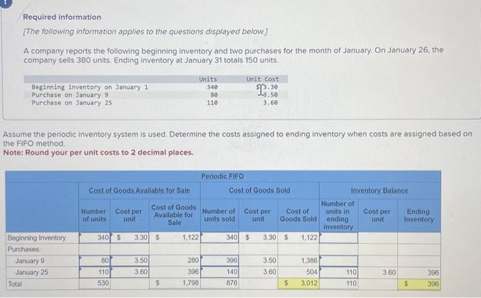  need help with this homework problem asap please Required information [The