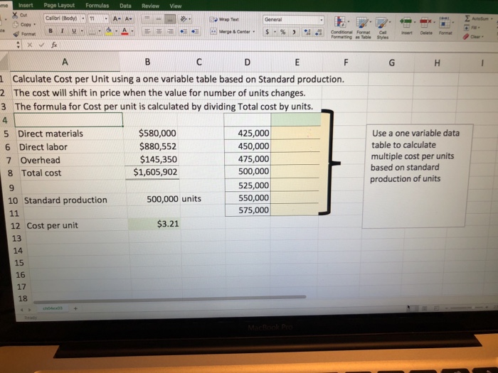 please help me solve and use formulas to enter into excel questions