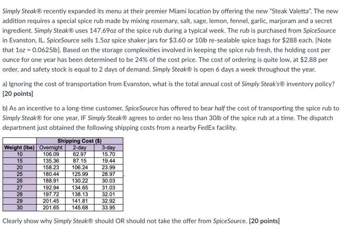  Simply Steak (B) recently expanded its menu at their premier Miami