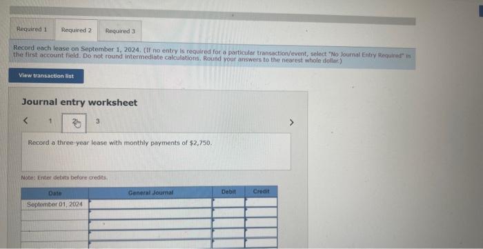 offers the company the following options, with the first monthly payment beginning