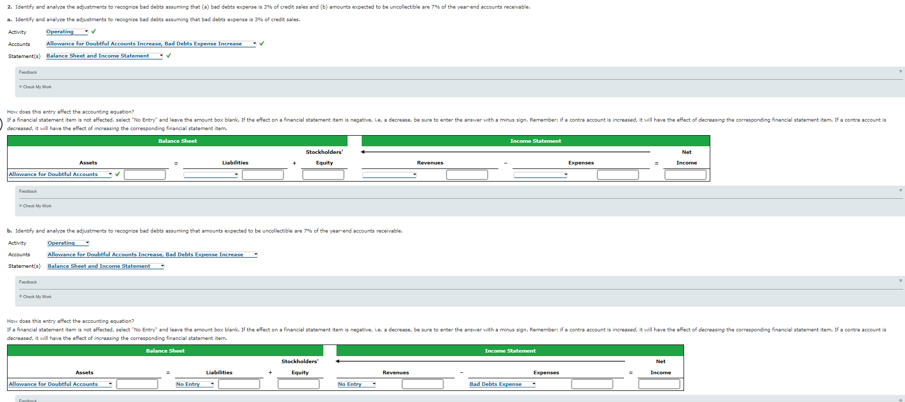 in Allowance for Doubtful Accounts was $2,900. EZ Tech's sales in 2017