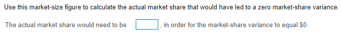 additional information.) Budgeted and actual operating data for the company's third quarter