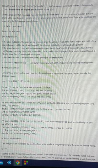 in C++, how do i put this code toghere, Ihve tried but