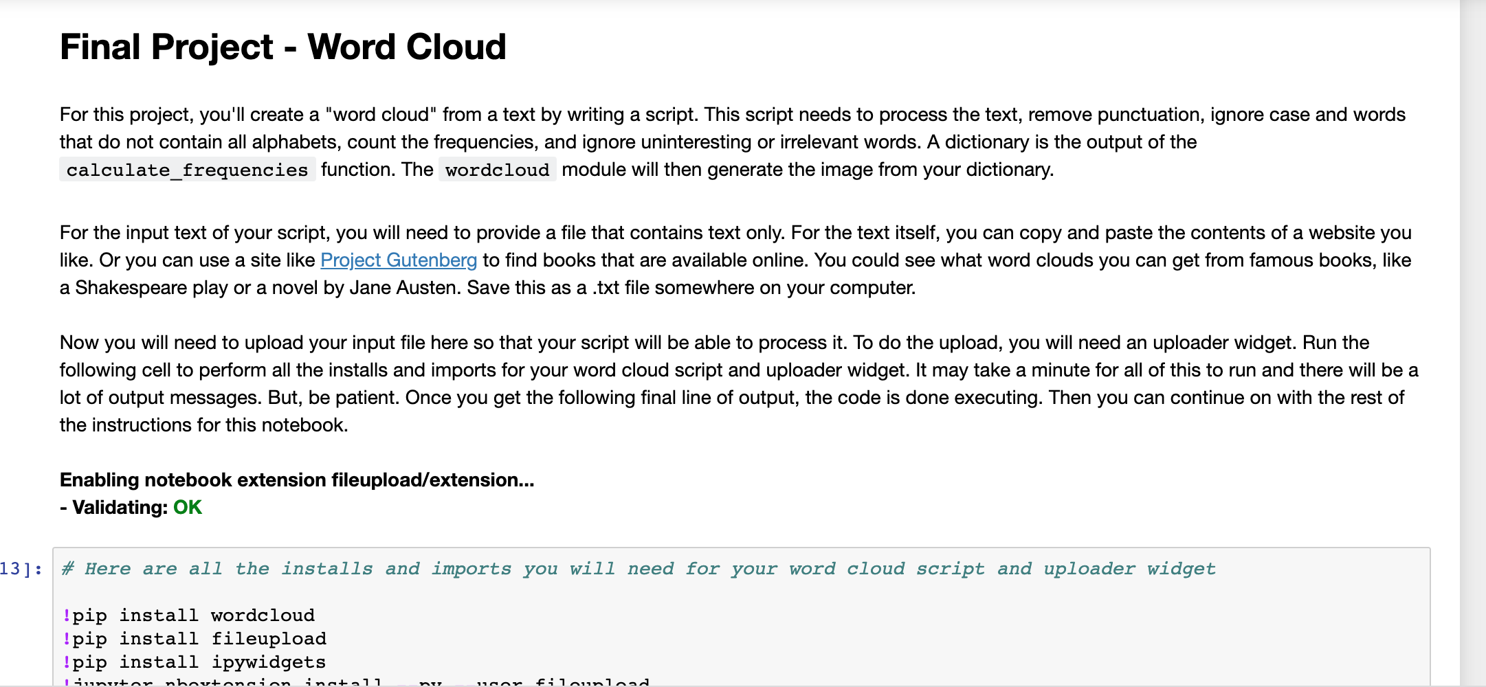I am unable to solve this code for this practice assignment, It