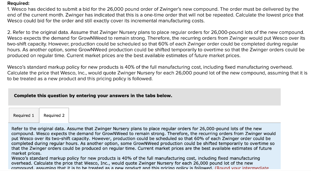 compound. Wesco expects the demand for GrowNWeed to remain strong. Therefore, the