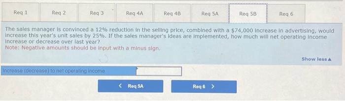 combined with a $74,000 increase in advertising, would Increase this year's unit