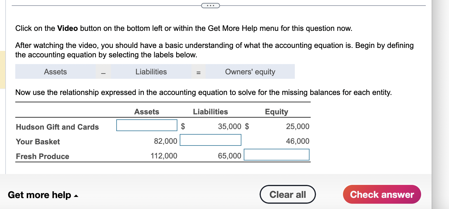  Click on the Video button on the bottom left or within