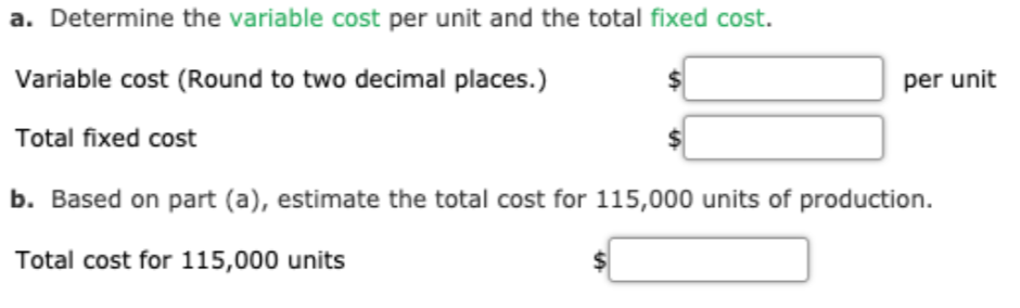 #1 A and B #2 A and B a. Determine the variable