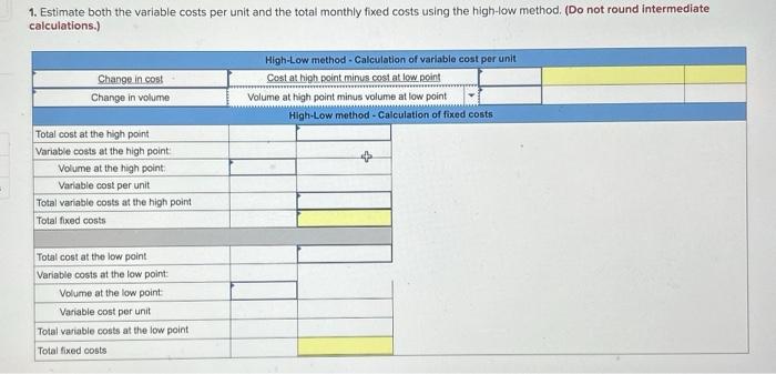 past year follow. Management wants to use these data to predict future
