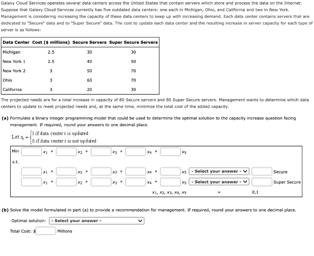  Galaxy Cloud Services operates several data centers across the United States