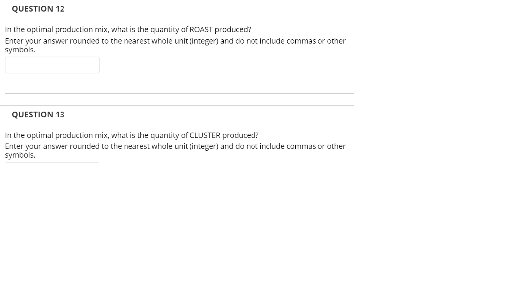per pound Whole Cluster Crunch 1.00 1.50 0.70 1.60 Machine Use Hulling