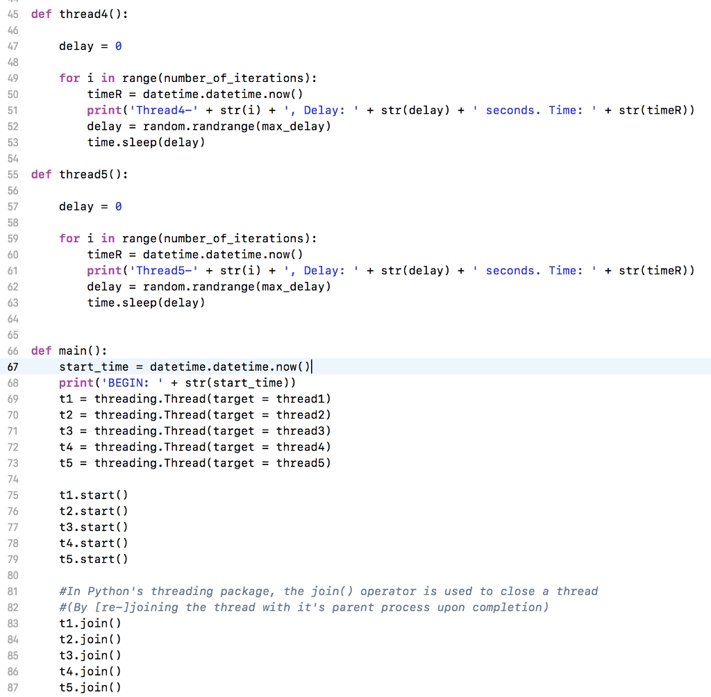 the assignment. The .py file as well as the output are attached: