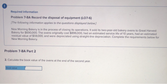 (L07-6) (The following information applies to the questions displayed below.) New Morning