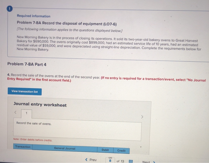 two-year-old bakery ovens to Great Harvest Bakery for $690.000. The ovens originally