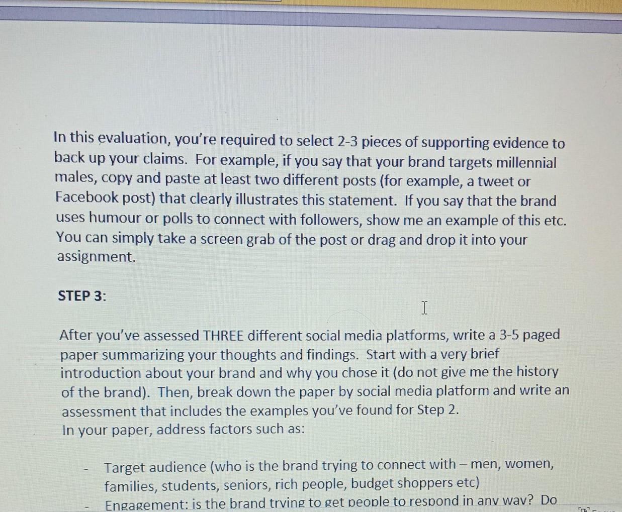 their messaging is: what works? What doesn't work? What could the brand