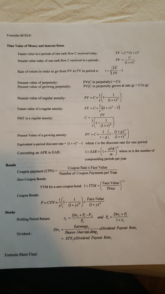 or answers the question. I) A bank pays interest semiannually with an