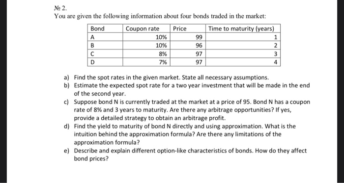  solve please please solve No 2. You are given the following