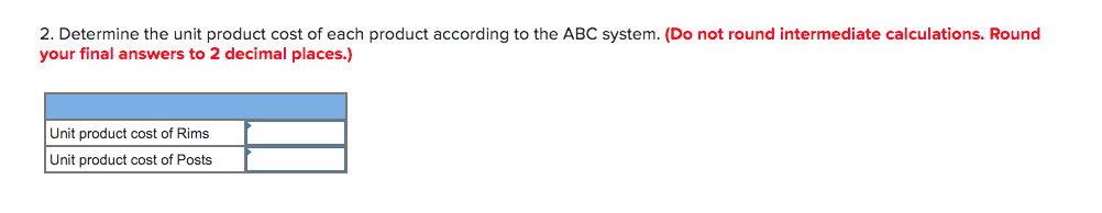 following information applies to the questions displayed below.] Performance Products Corporation makes