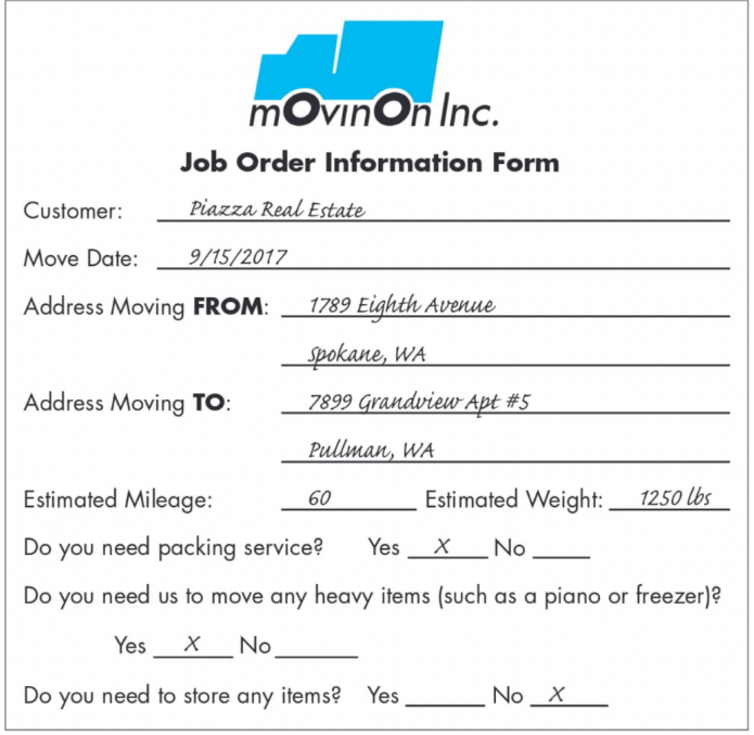 assumptions should be stated below the database design PM. An example of