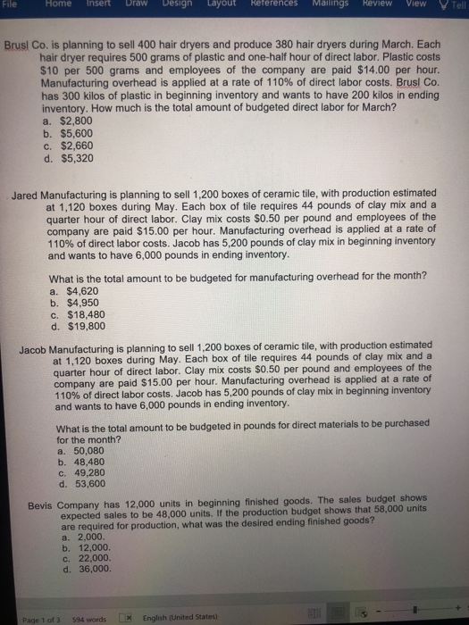  Can you answer this for me please? Home Insert Draw Design
