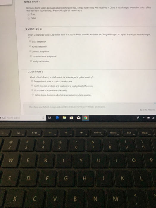  QUESTION 1 Because Coca Cola's packaging is predominantly red, it may