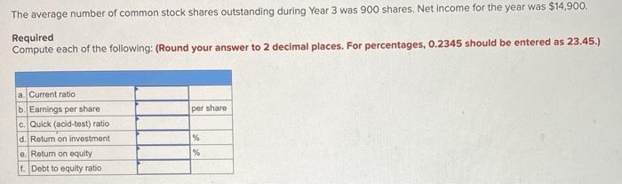 ratios for assessing a company's liquidity 4-3 Calculate ratios for assessing a