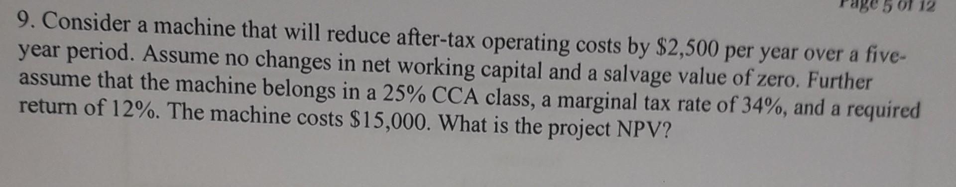 do manually not use excel 9. Consider a machine that will