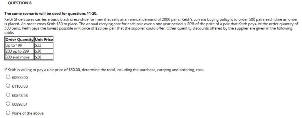 Keith Shoe Stores carries a basic black dress shoe for men that