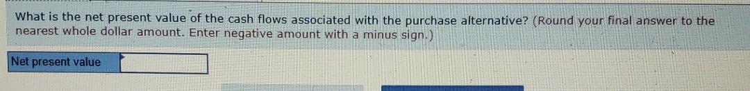 the area Cost of new equipment and timbers Working capital required Annual