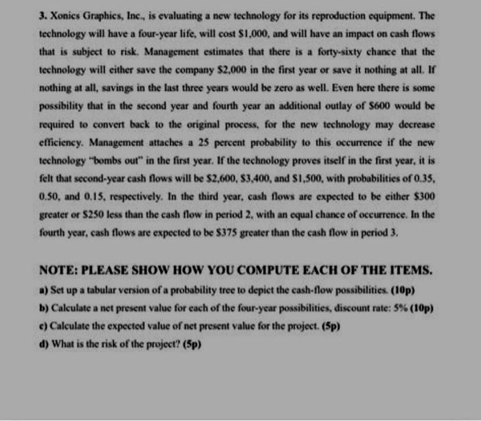 COMPUTE EACH OF THE ITEMS. Annual cash dividend payments $3400 Decreasing in