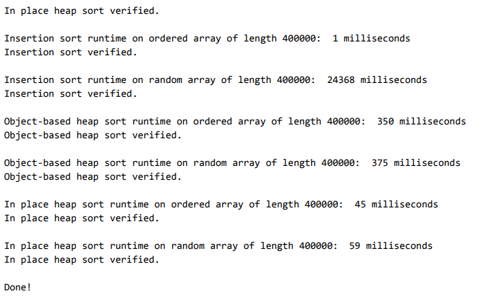 am in this for learning as well. Comparing different sorting algorithms You