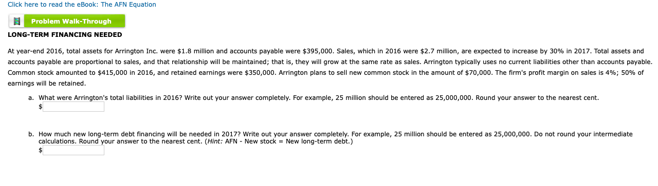  Click here to read the eBook: The AFN Equation Problem Walk-Through