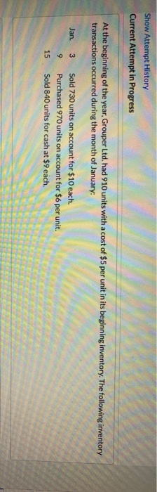  just need help with last entry please :) Show Attempt History