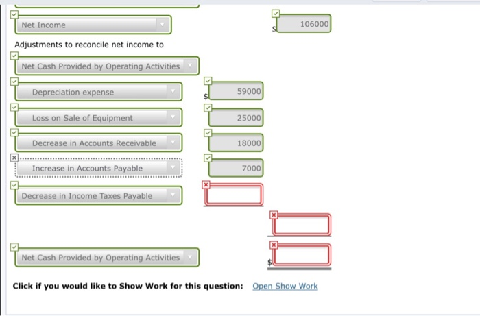 revenue Operating expenses (excluding depreciation) Depreciation expense $618,000 59,000 25,000 E Loss