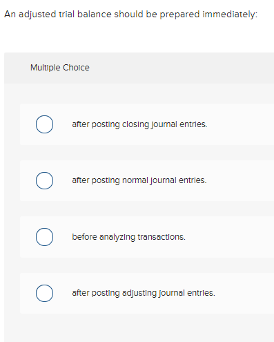  NEED HELP WITH BOTH PLEASE An adjusted trial balance should be