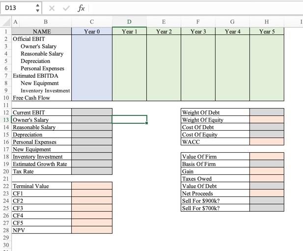 by Mary Mendoza. The firm reported EBIT this year of $80,000. Mary